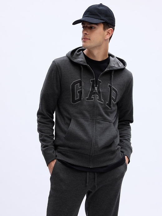 Image number 1 showing, Gap Logo Zip Hoodie