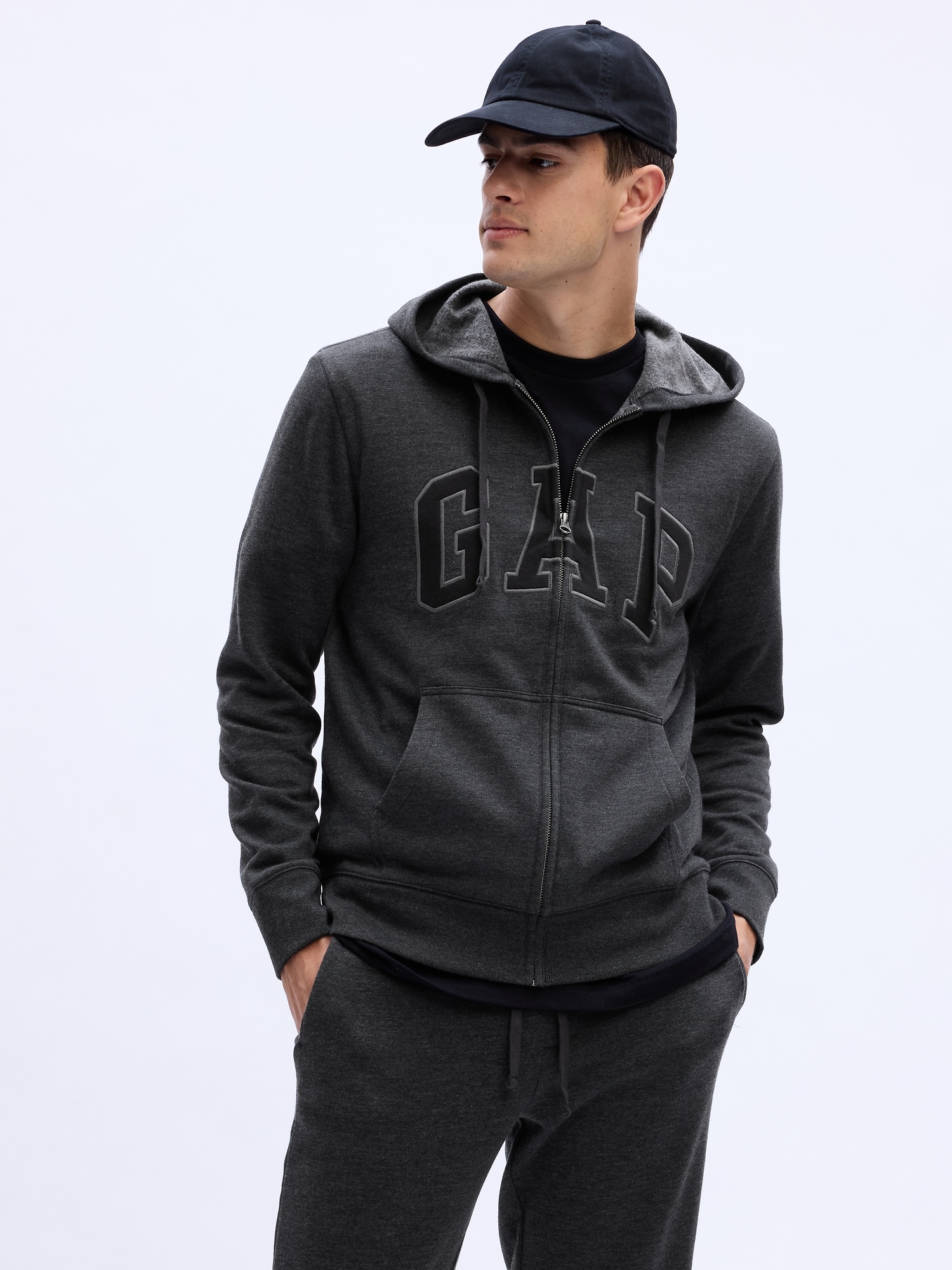 Gap Logo Zip Hoodie