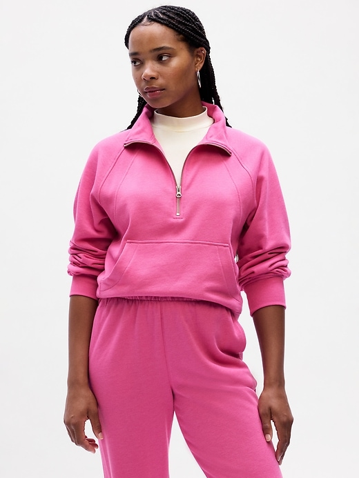 Image number 9 showing, Relaxed Fleece Half-Zip Sweatshirt