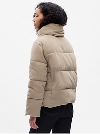 eaphi CORDUROY PUFFY JACKET　ivory 　Short cn54179886.jpg