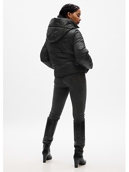 ジャケット・アウター GAP SHORT JACKET BLACK archive ColdControl Max Short Puffer Jacket | Gap Factory