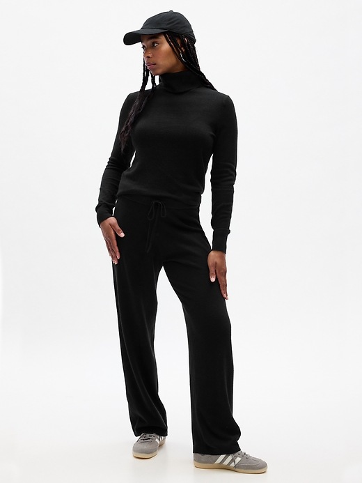 all black turtleneck outfit from GAP