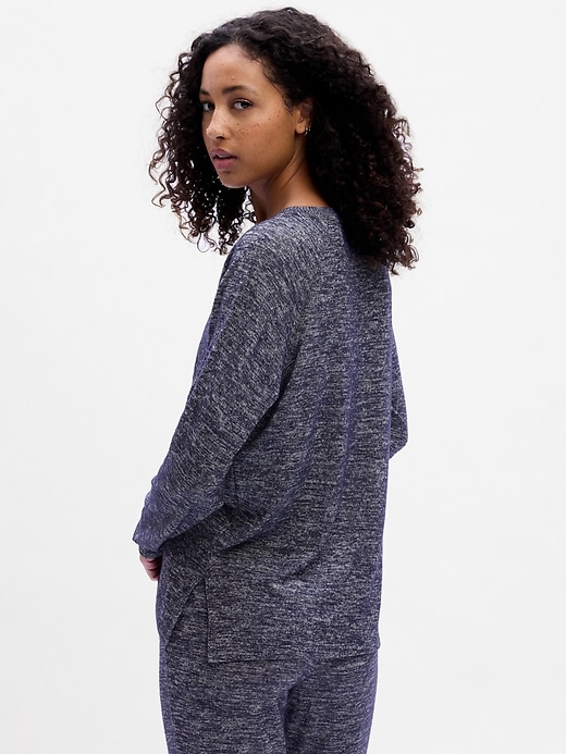 Image number 2 showing, Relaxed Splitneck Tunic T-Shirt