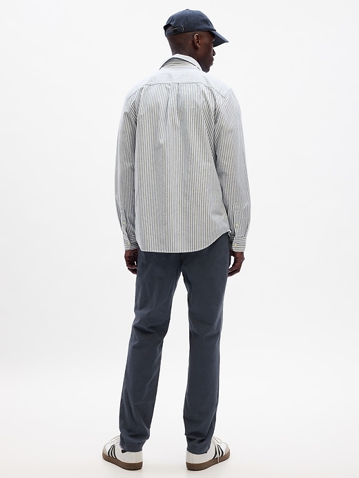 View large product image 2 of 3. GapFlex Essential Khakis in Straight Taper with Washwell