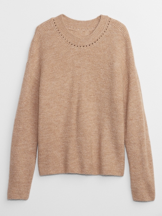 Image number 3 showing, Forever Cozy Relaxed Ribbed Crewneck Sweater