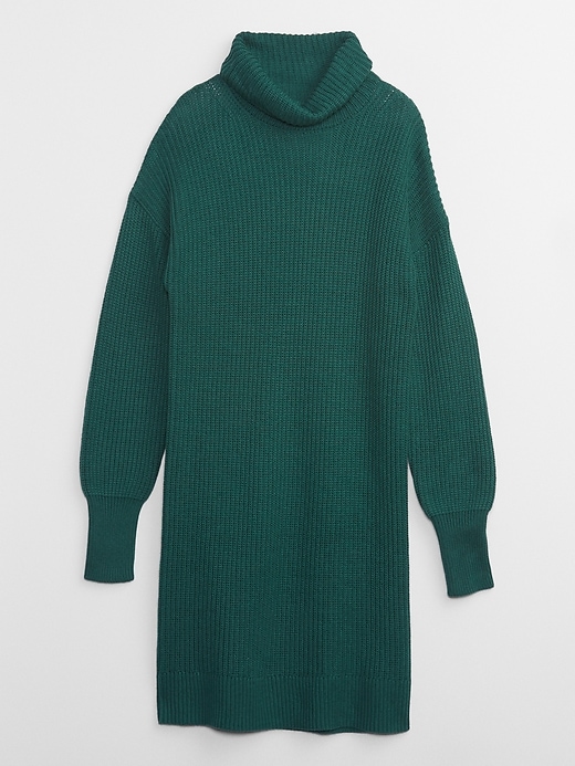 Image number 5 showing, Relaxed Turtleneck Sweater Midi Dress