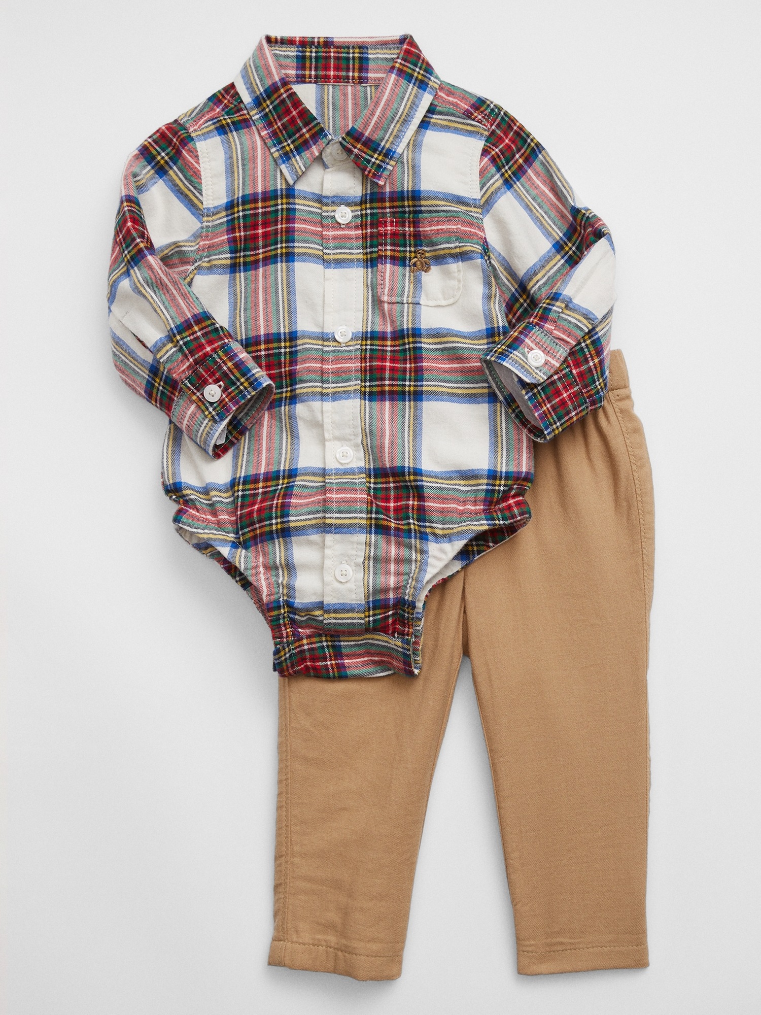 Baby Two-Piece Outfit Set with Washwell