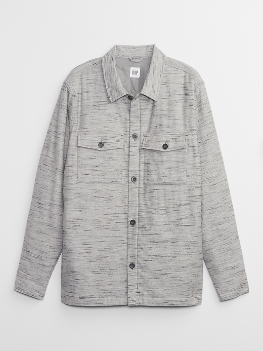 Image number 6 showing, Relaxed Flannel Shirt Jacket