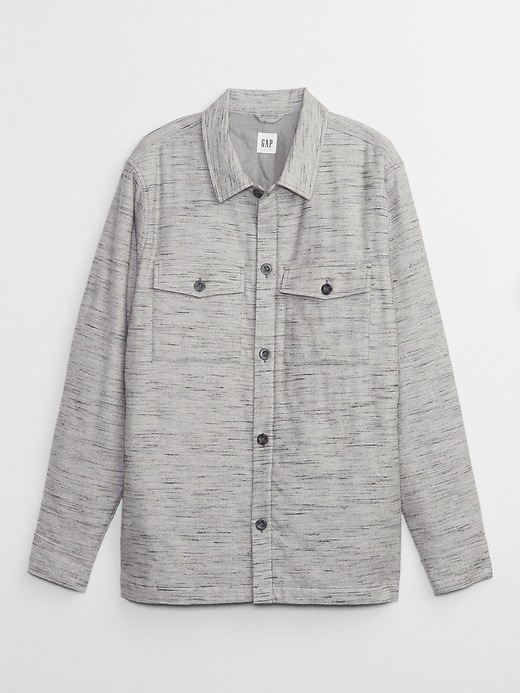 Image number 3 showing, Relaxed Flannel Shirt Jacket