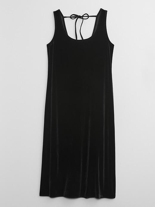 Image number 5 showing, Fitted Velour Slip Midi Dress