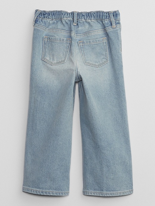Image number 2 showing, babyGap Wide-Leg Jeans