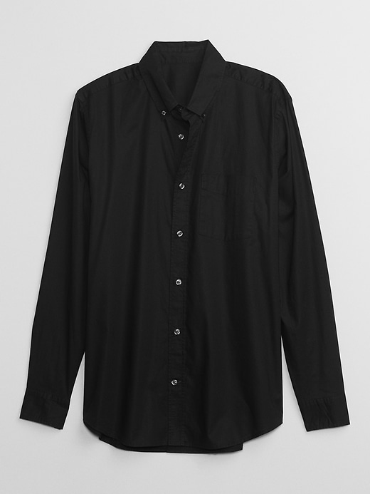 Image number 3 showing, Stretch Poplin Shirt in Standard Fit