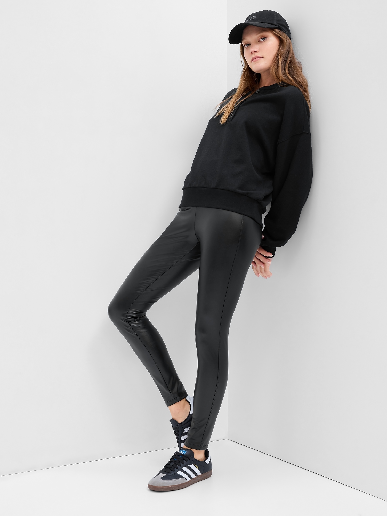 Ponte Legging Black - Women's Leggings