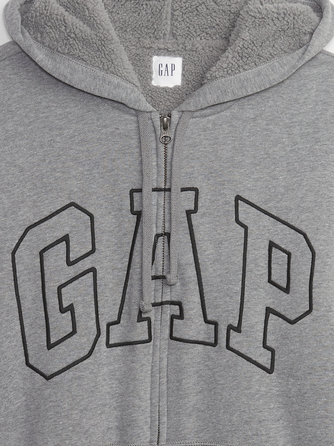 Gap Logo SherpaLined Zip Hoodie Gap Factory