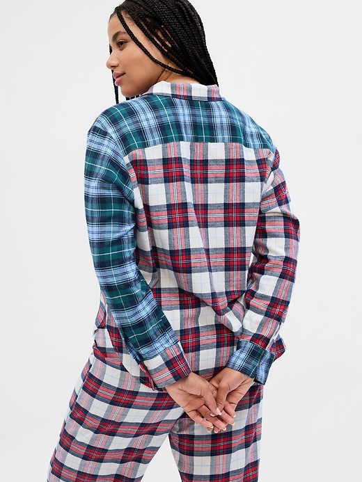 Image number 6 showing, Relaxed Flannel PJ Shirt