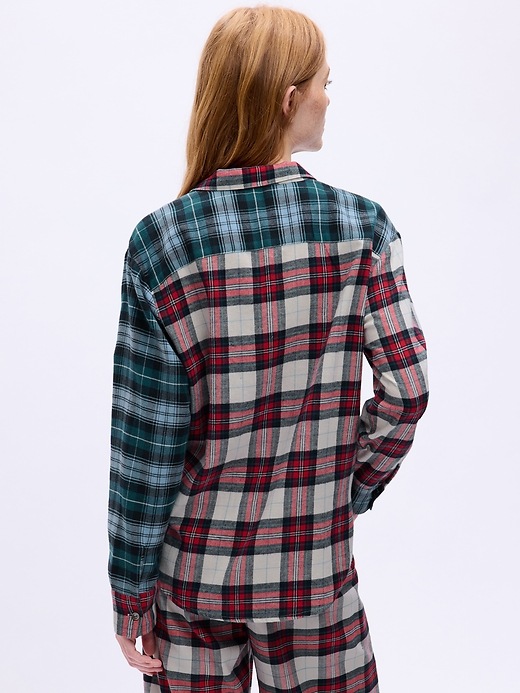 Image number 2 showing, Relaxed Flannel PJ Shirt