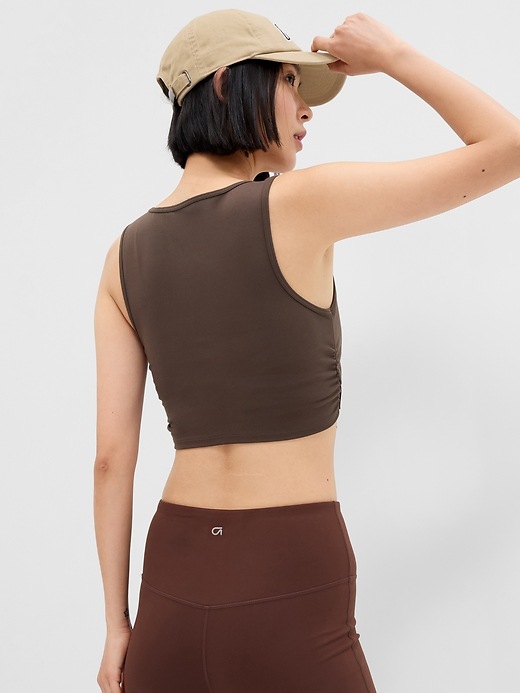 Image number 4 showing, GapFit PowerMove Ruched Sports Bra
