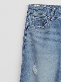 View large product image 11 of 11. Kids High Rise Wide-Leg Jeans with Washwell