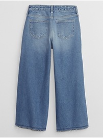 View large product image 10 of 11. Kids High Rise Wide-Leg Jeans with Washwell