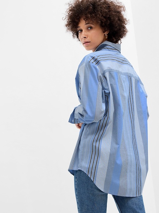 Image number 2 showing, Poplin Big Shirt