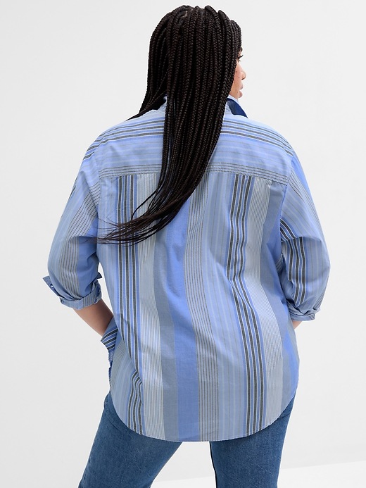 Image number 5 showing, Poplin Big Shirt