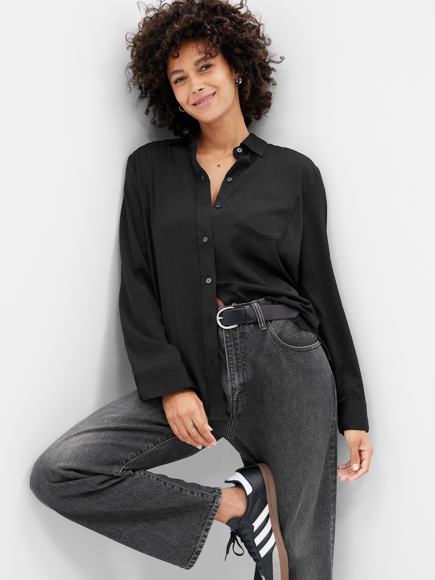 Satin Easy Shirt