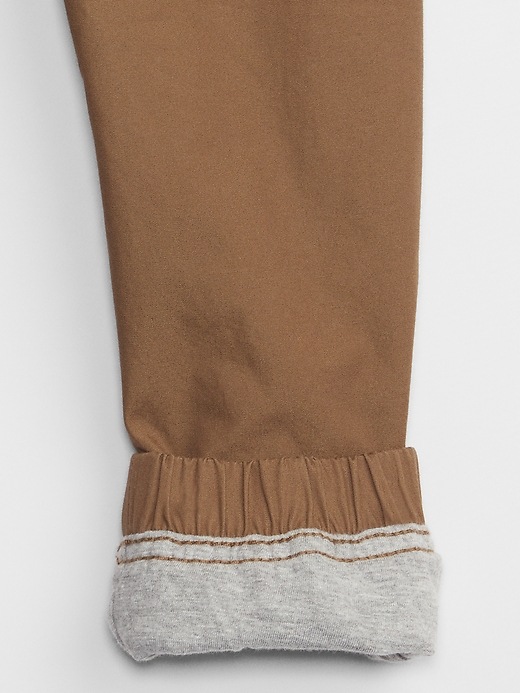 View large product image 2 of 4. babyGap Cozy-Lined Pull-On Joggers