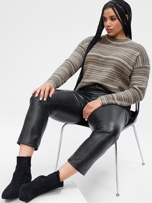 Image number 5 showing, Forever Cozy Ribbed Stripe Crewneck Sweater