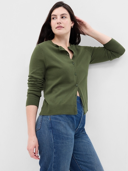 Image number 5 showing, Crewneck Cardigan