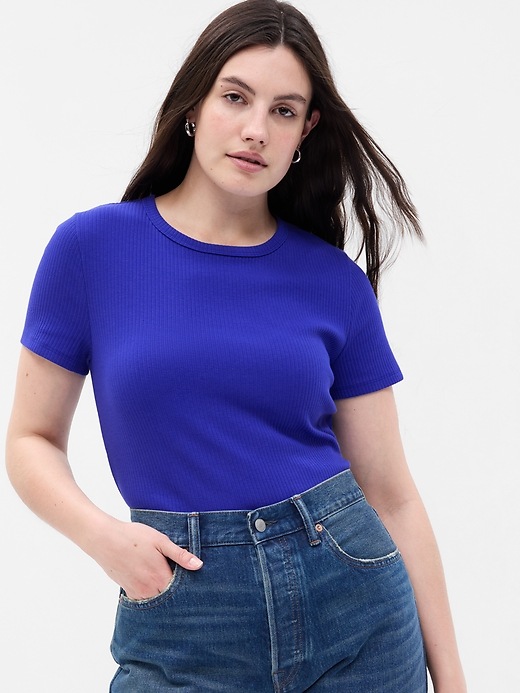 Image number 8 showing, Ribbed T-Shirt