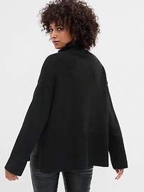 Une heures ウ ヘフ split collar silk knit BIBIY. MADE | EMILIA COLLAR KNIT BLACK｜Bibiy.