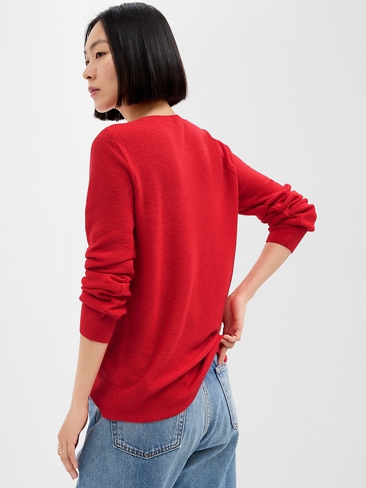 Image number 8 showing, Relaxed Crewneck Sweater