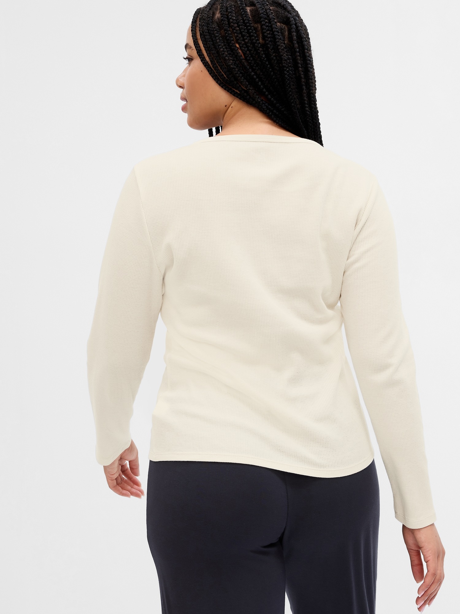 Kinema キネマ Waffle sleeping shirt B10045 Kinema キネマWaffle sleeping shirt