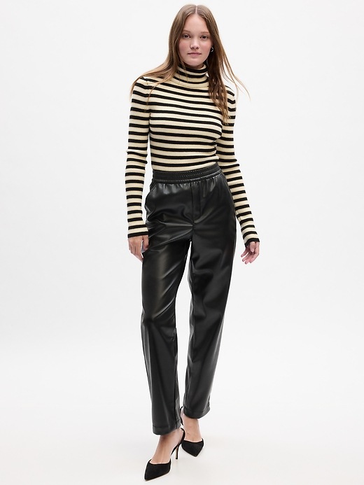 Image number 8 showing, Ribbed Turtleneck Sweater