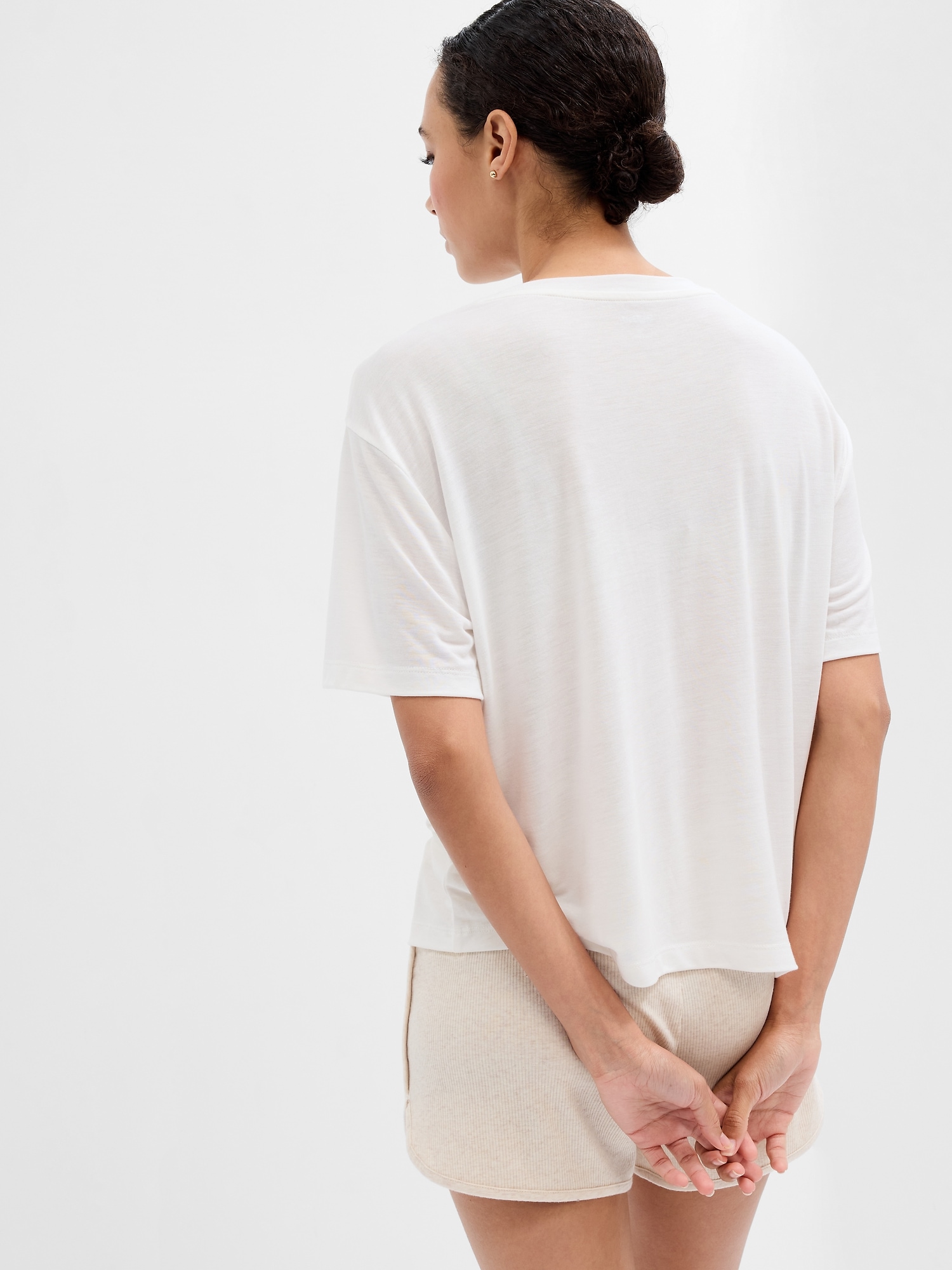 White sales pj shirt