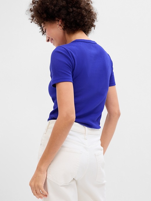 Image number 6 showing, Ribbed T-Shirt