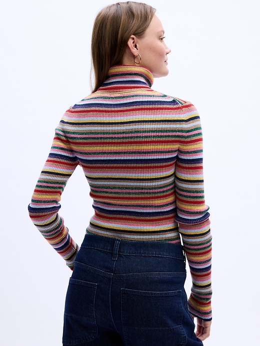 Image number 2 showing, Ribbed Turtleneck Sweater
