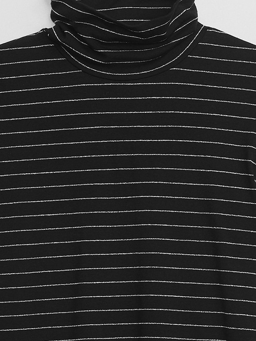 Image number 4 showing, Lurex&#174 Stripe Turtleneck T-Shirt