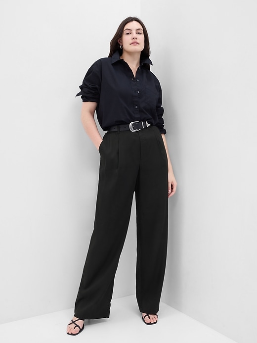 Image number 6 showing, TENCEL&#153 Lyocell Pleated Trousers