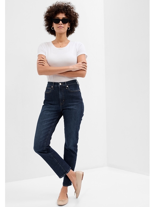 Image number 1 showing, High Rise Vintage Slim Jeans