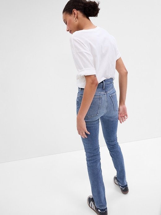 Image number 2 showing, High Rise Vintage Slim Jeans with Washwell