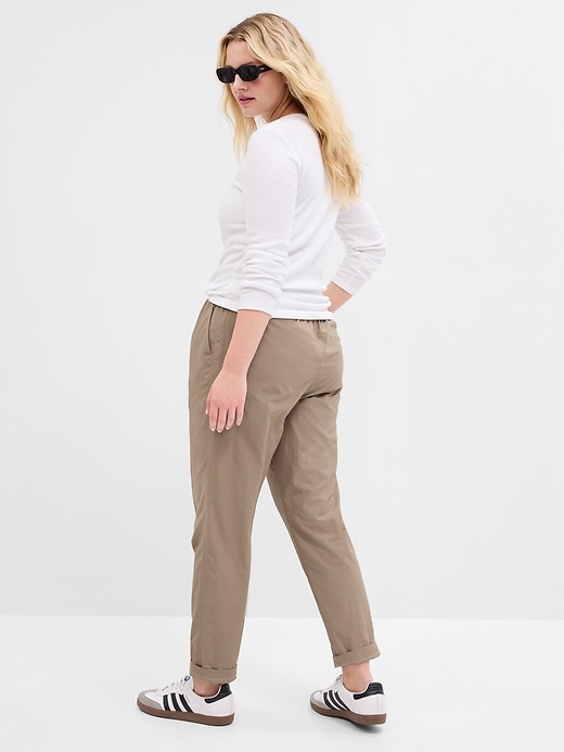 Image number 6 showing, GapFit Textured Tapered Runaround Pants