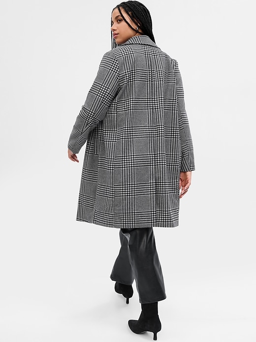 Image number 6 showing, Plaid Long Topcoat