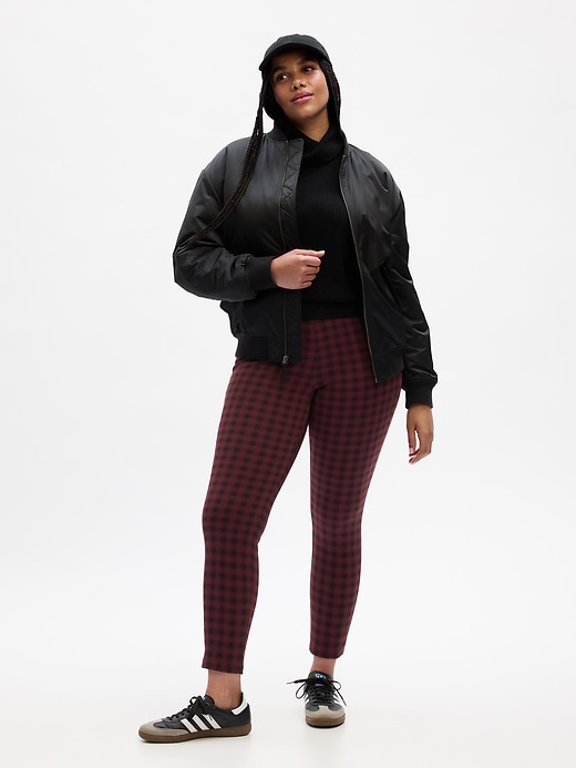 Image number 5 showing, Plaid Ponte Leggings