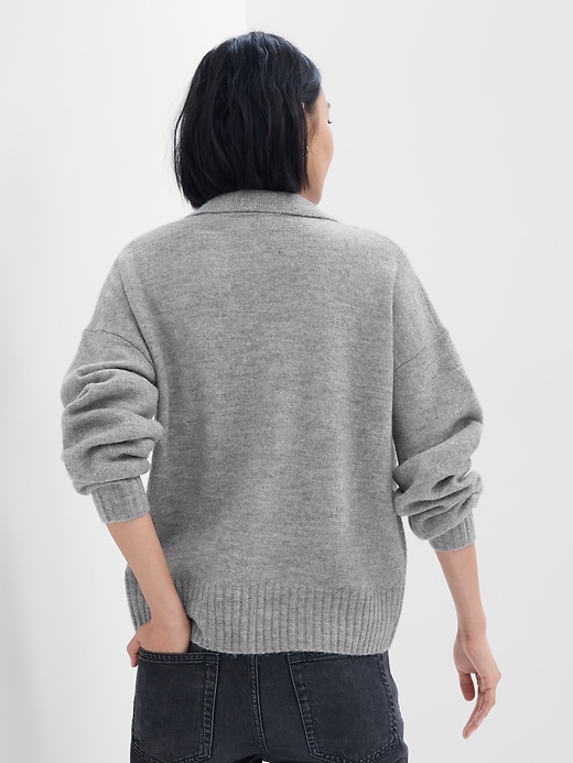Image number 4 showing, Relaxed Forever Cozy Collared Sweater