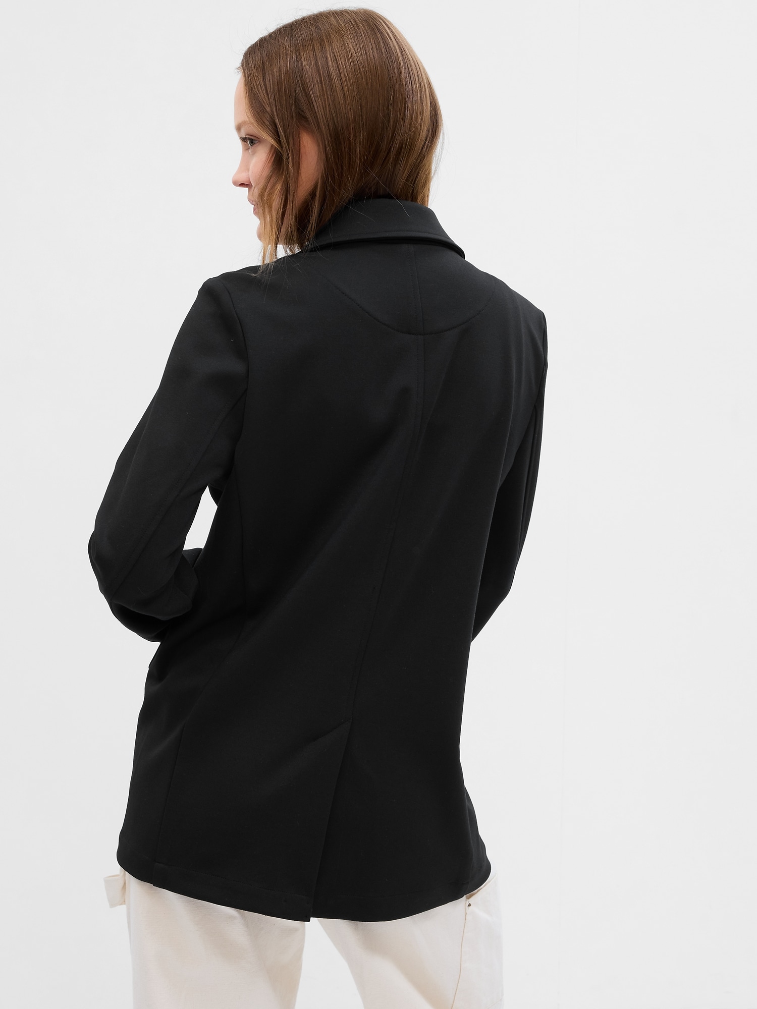 Relaxed Ponte Blazer | Gap Factory