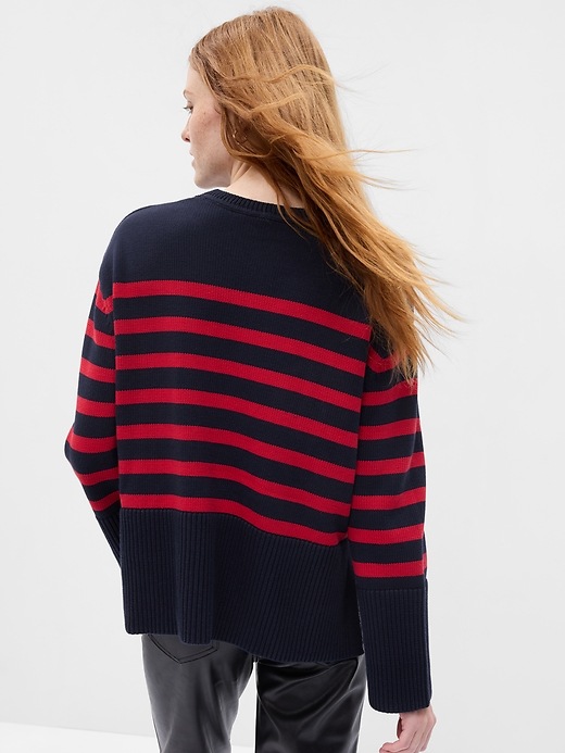 Image number 2 showing, 24/7 Split-Hem Crewneck Sweater