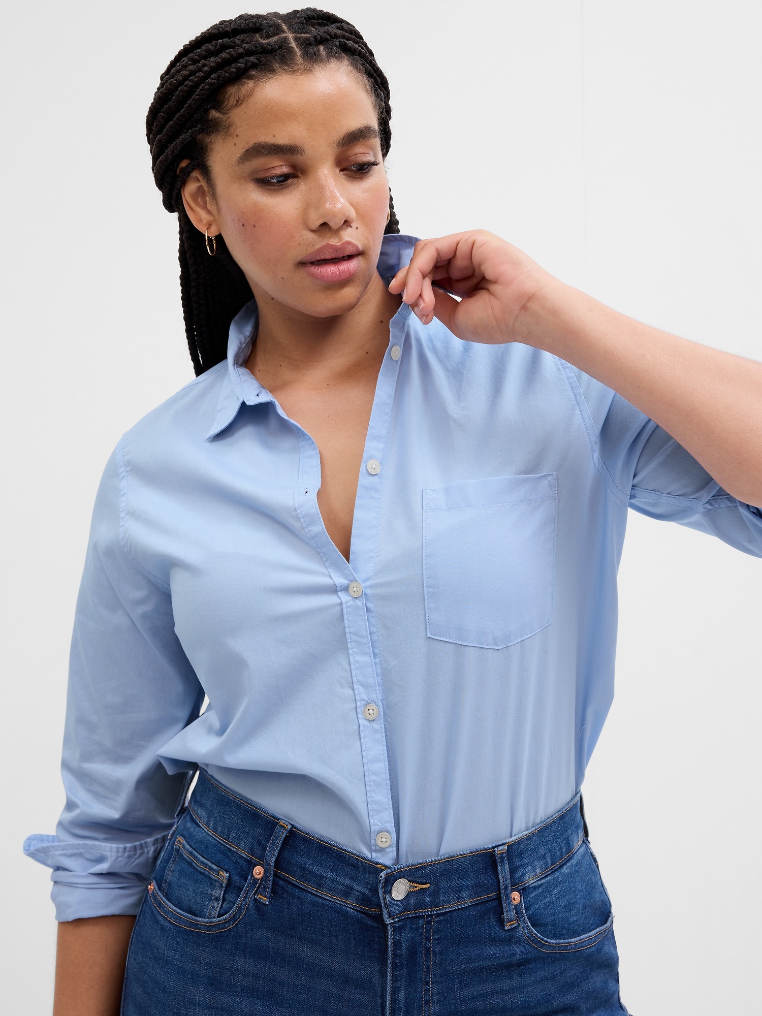 Classic Cotton Shirt Gap Factory