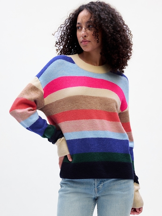 Image number 3 showing, Forever Cozy Relaxed Ribbed Crewneck Sweater
