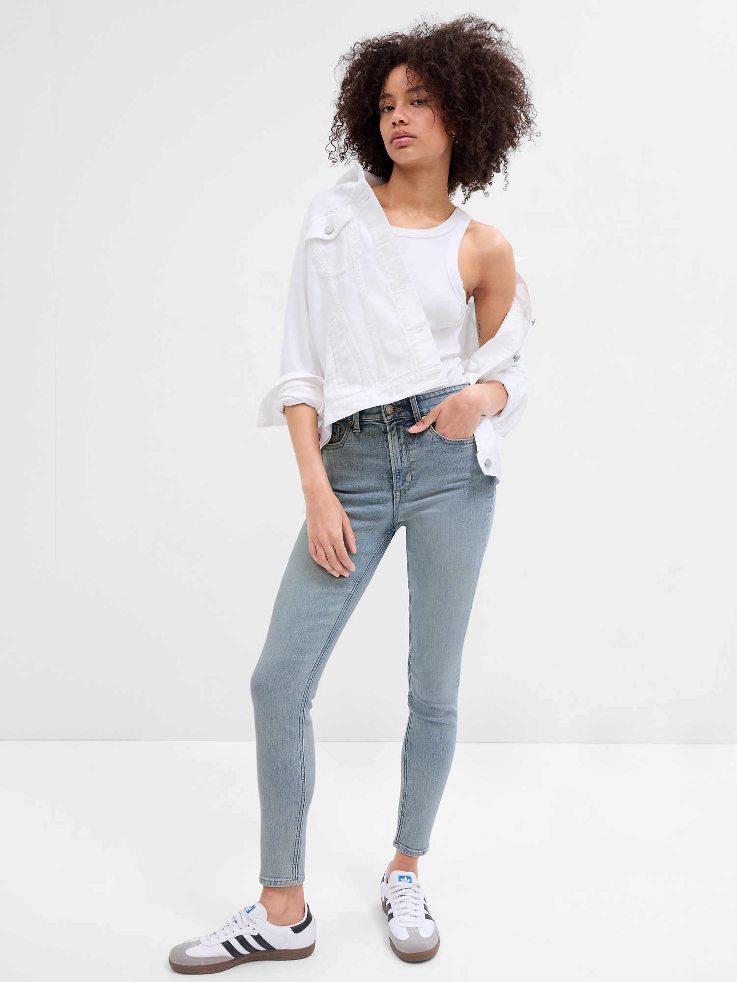 High Rise Universal Legging Jeans with Washwell